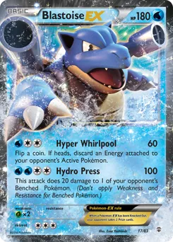 Blastoise-EX Pokémonkaart – Generations (2016)